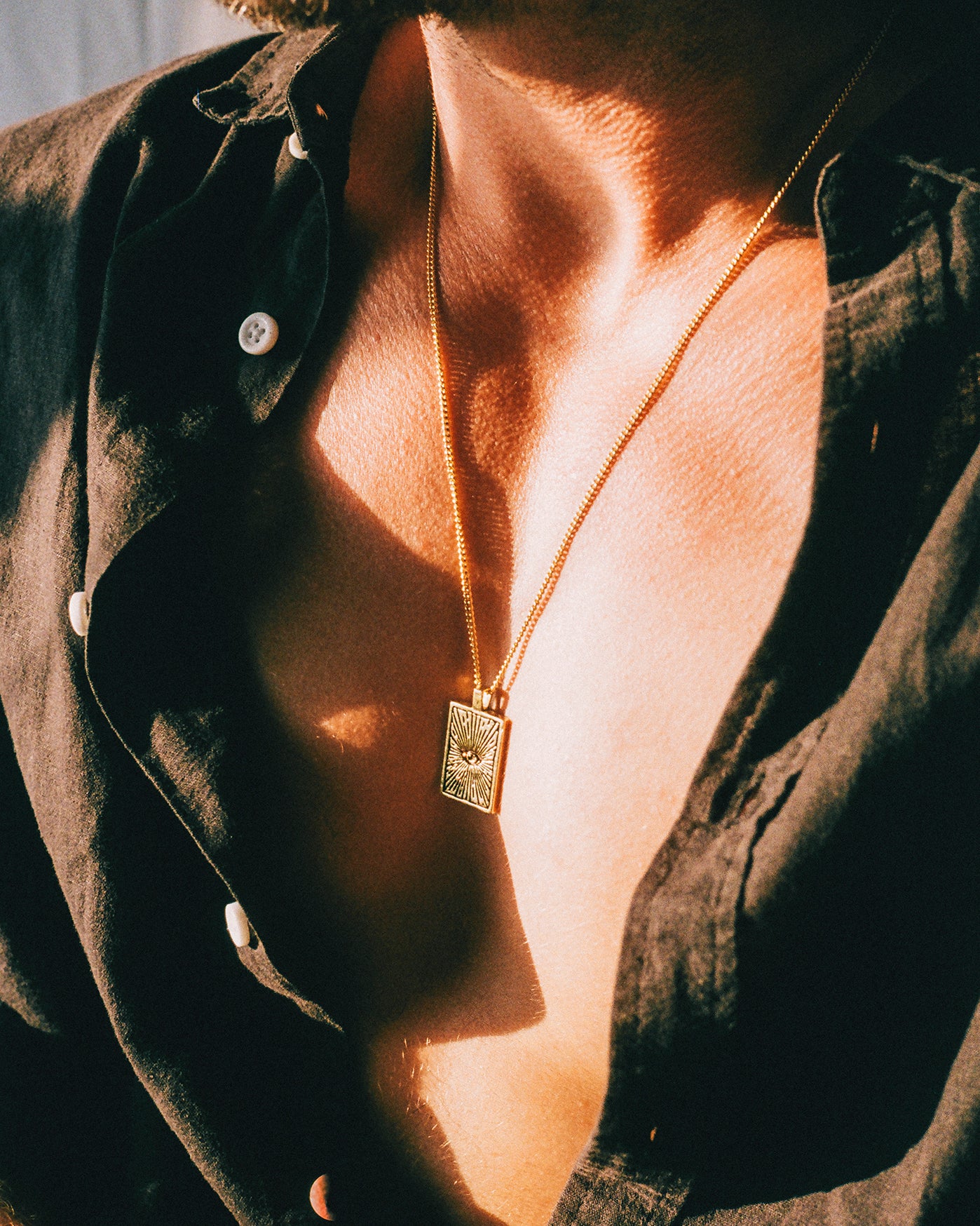 Hitomi Pendant | Gold