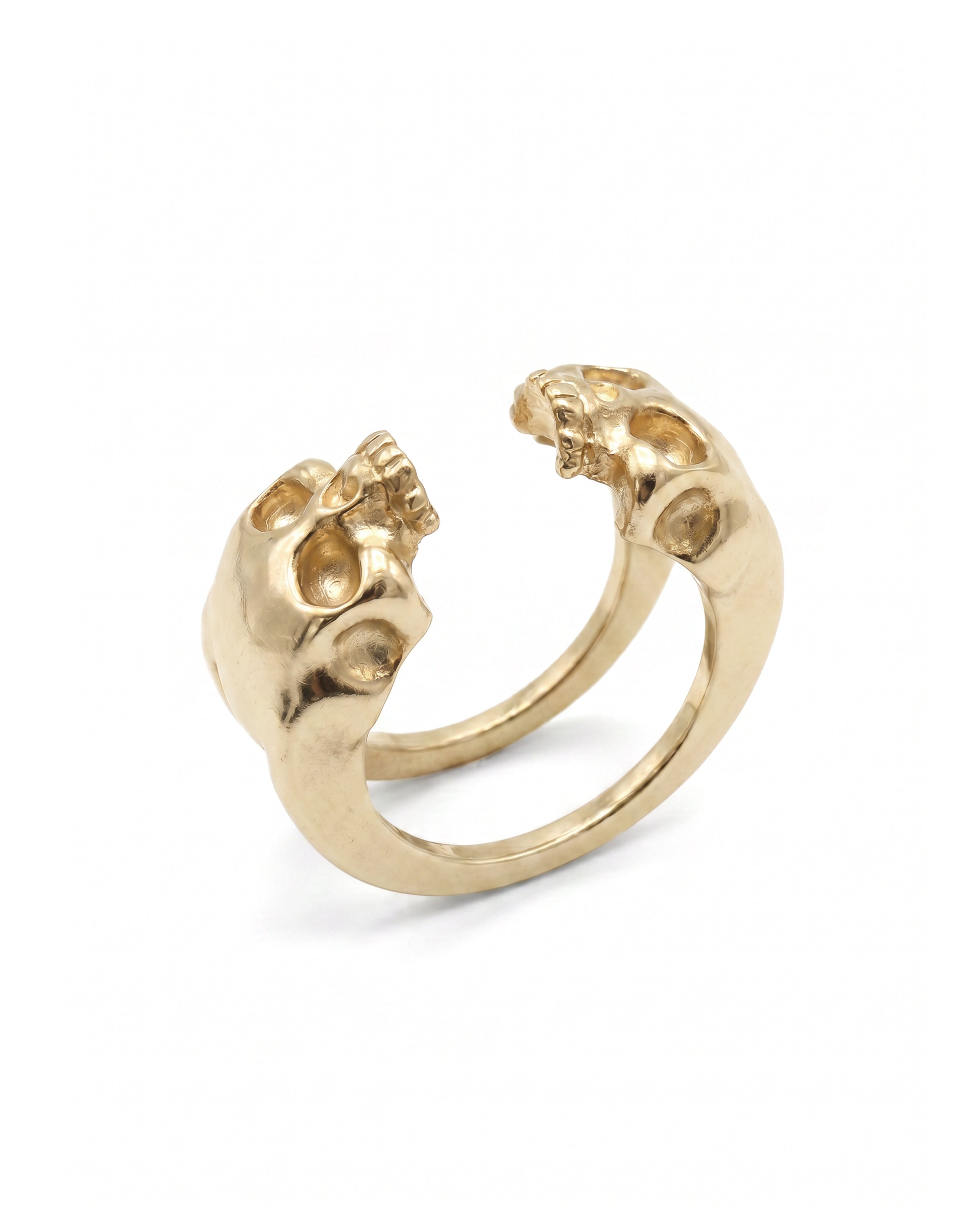 アクセサリー Argent Gleam HERT OF GOLD scull ring YRH® 03 Ring Jacket – Gold | yoreh®