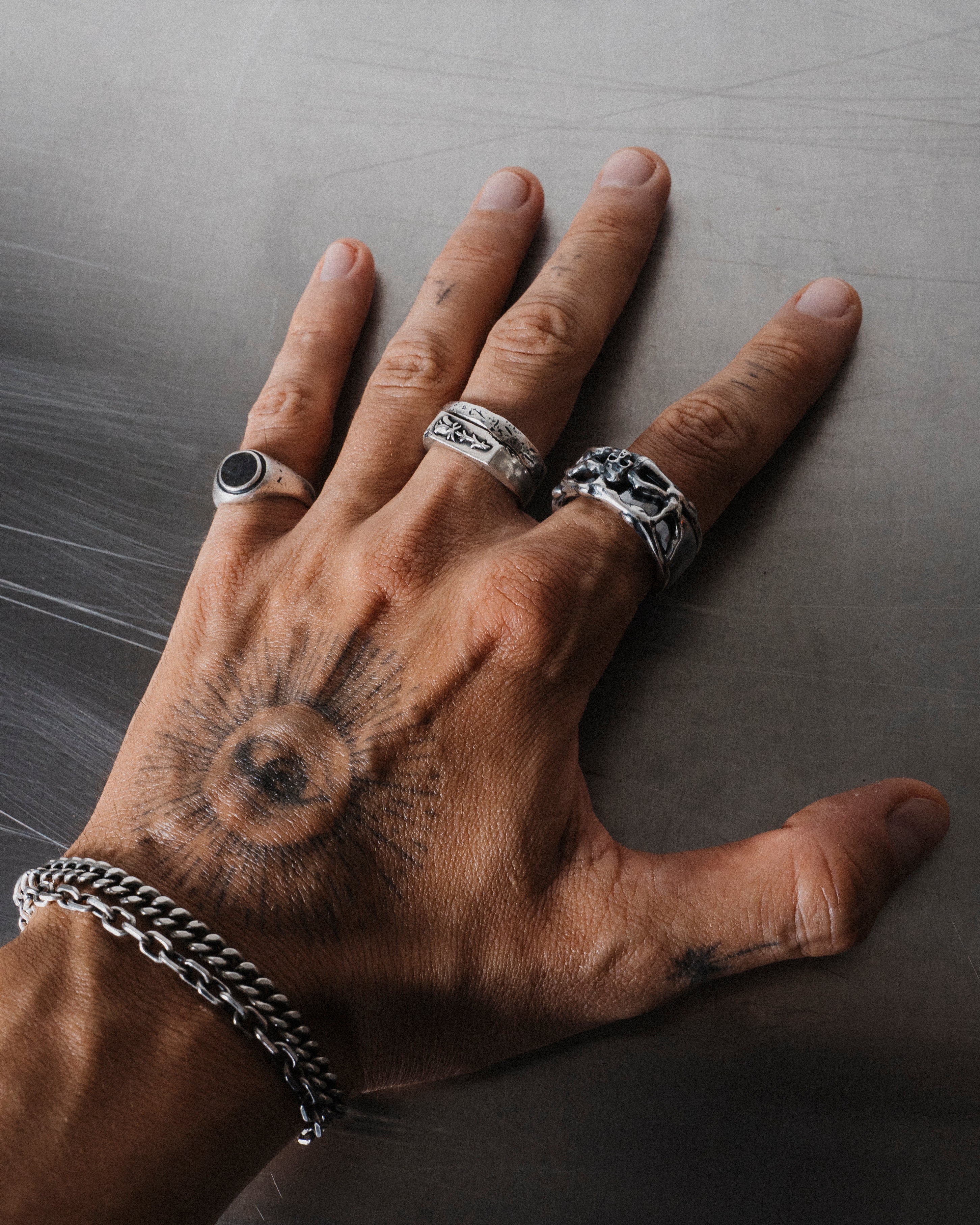 YRH® 04 Ring Jacket – Silver | yoreh®