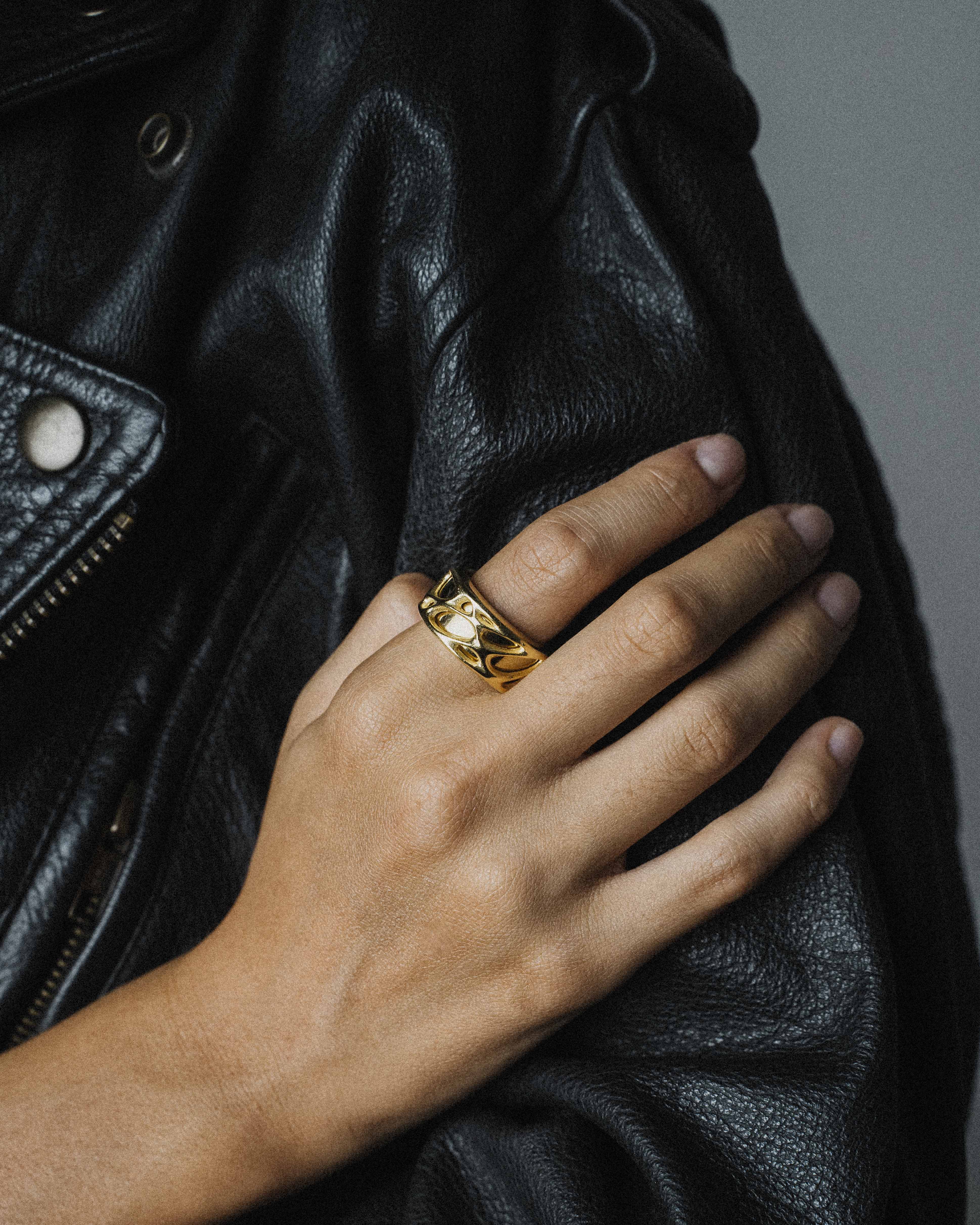 YRH® 01 Ring Jacket – Gold | yoreh®