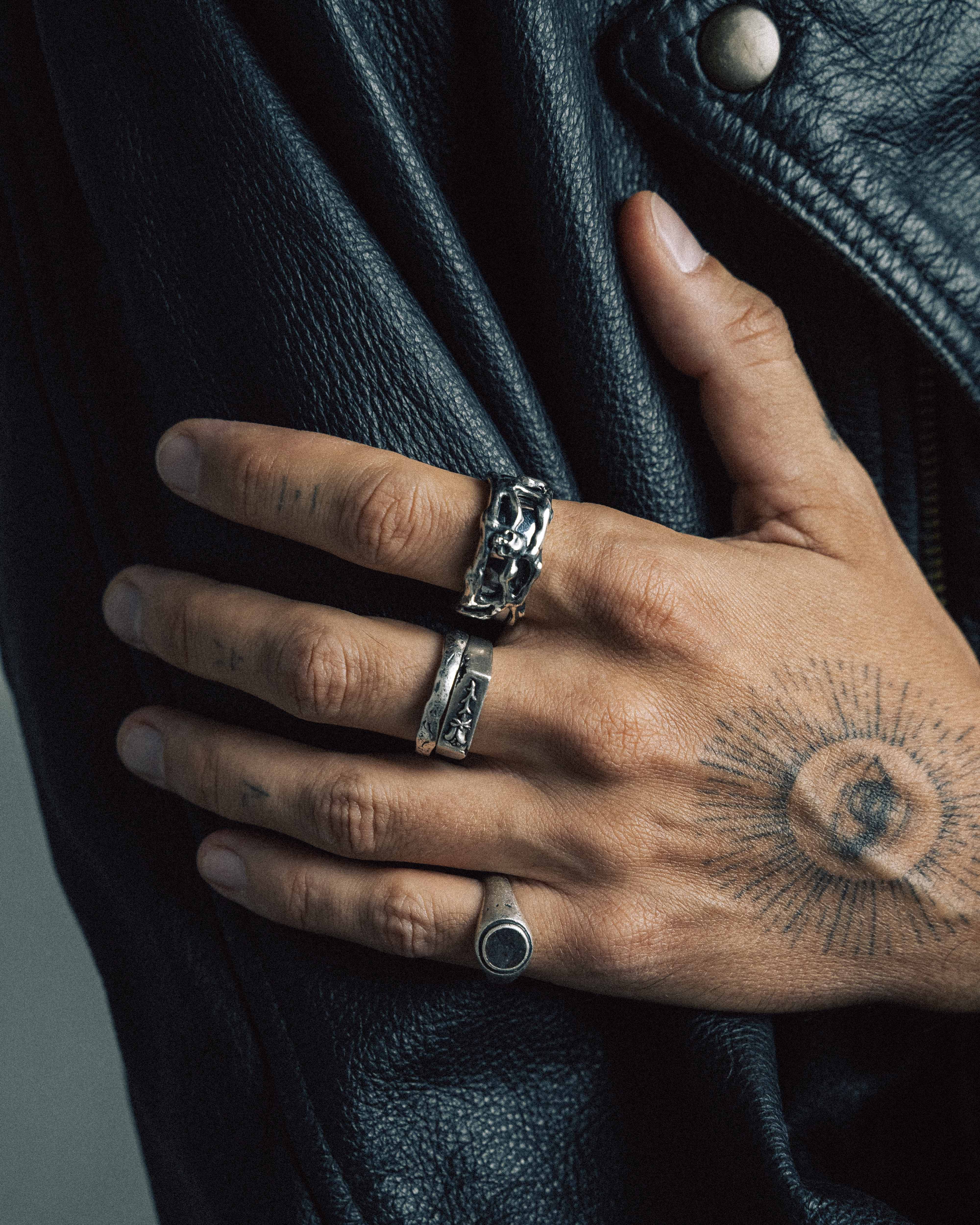 YRH® 04 Ring Jacket – Silver | yoreh®